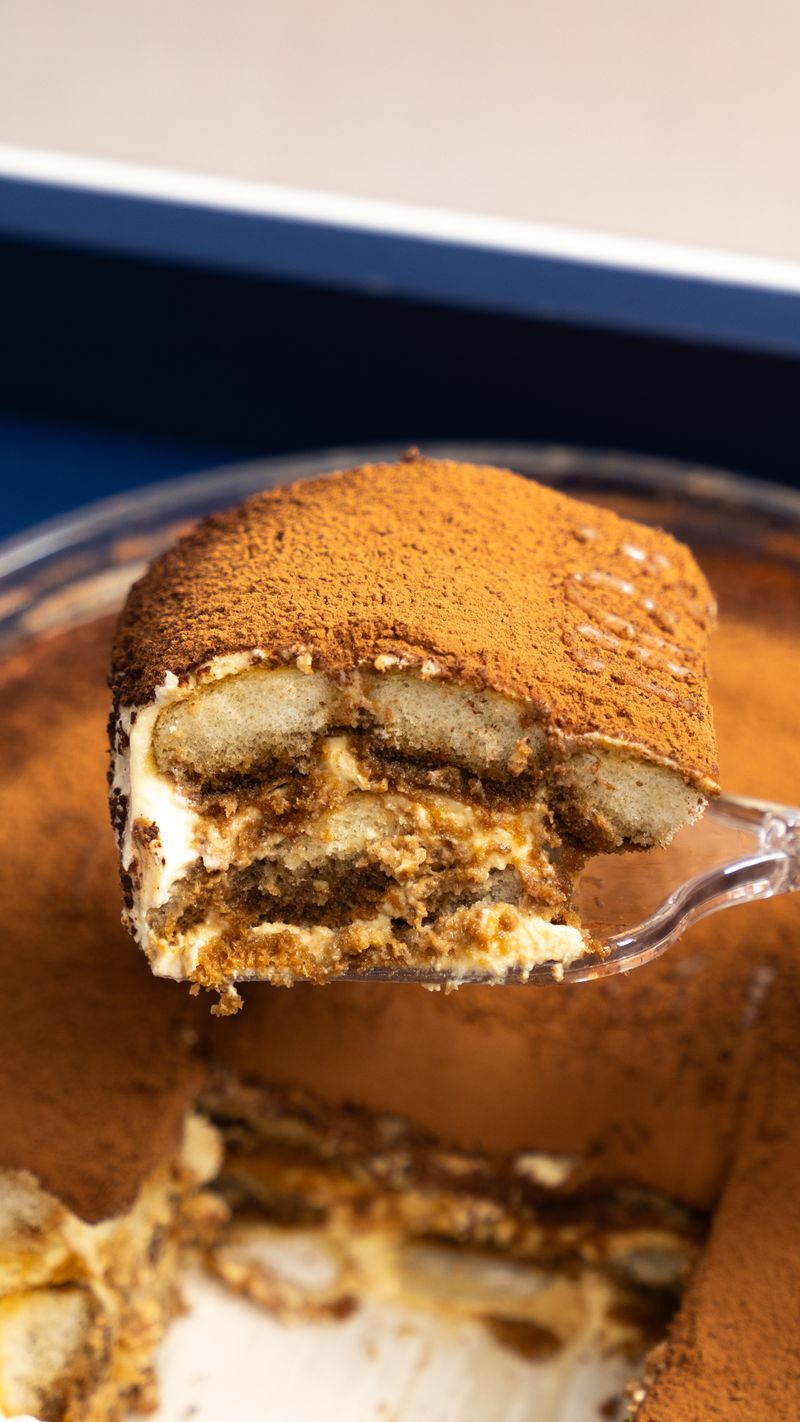 Tiramisú casero